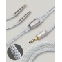 Câble upgrade mono plaqué argent 3,5mm to 4,4mm pour casques MEZE