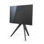 Support ART AX pour TV bois noir côté